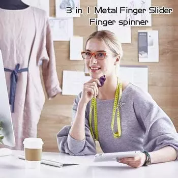 Алюминиевый сплав тыква игрушка-фиджет портативная для снятия стресса и беспокойства дети подростки взрослые 3-в-1 тыква слайдер спиннер кликер EDC сенсорная игрушка чёрный