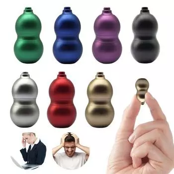 Алюминиевый сплав тыква игрушка-нервозность портативная снятие стресса тревожности дети подростки взрослые 3-в-1 серебряный