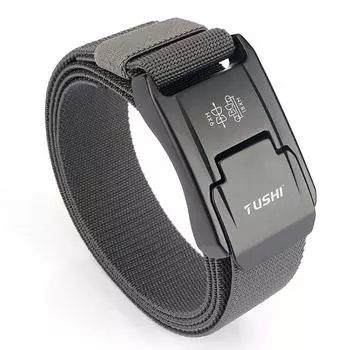 Алюминиевый сплав, уличная тактика, нейлоновый пояс, рабочая одежда, мужские брюки, тренировочный эластичный пояс 125cm чёрный