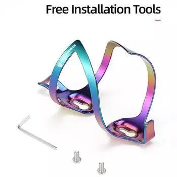 Алюминиевый сплав велосипед Велоспорт Напиток Бутылка с водой Держатель для бутылки с клеткой Открытый держатель для езды на велосипеде Долгосрочная защита от езды на велосипеде