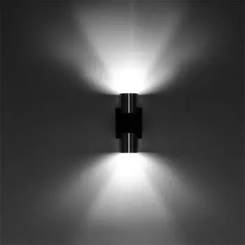 Алюминиевый светодиодный настенный светильник, проект Rail, прикроватная тумбочка, настенные светильники для спальни, искусство Warm White (2700-3500K)