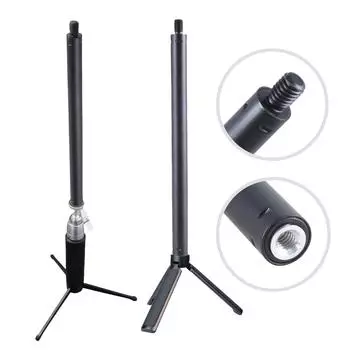 Алюминиевый удлинитель для штативов и камер, адаптер с наружной резьбой 3/8 на внутреннюю резьбу 1/4 , стабилизатор, удлинитель для моноподов 210MM