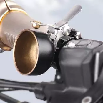 Алюминиевый велосипедный звонок, велосипедный рожок, прозрачный громкий звук, стиль ретро, простая установка, звонок на руль, аксессуары для велосипедного рожка золотистый