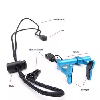 Алюминиевый зажим для синхронного плавания с компенсацией давления на ухо