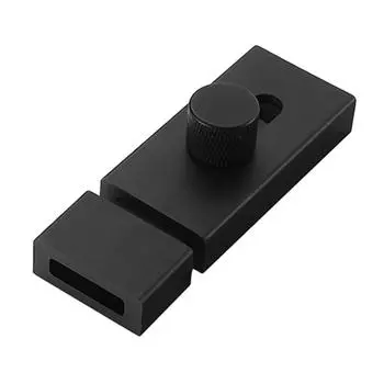 Алюминий Цинк Цинковый сплав Дверные задвижки Защелка Замок Утолщенный Болт для раздвижной двери Замок Двери Замки Пряжка Сарай чёрный