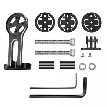 Aluminium Alloy Bicycles Computer Mount Cycling Computer Speedometer Mount Extension Bracket Bike Lights Bracket Adaptor B