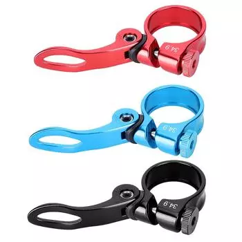 Алюминиевый сплав 34,9 мм, быстросъемный подседельный штырь для горной рамы, фиксированная дорожная трубка Seatpost Clamp Black