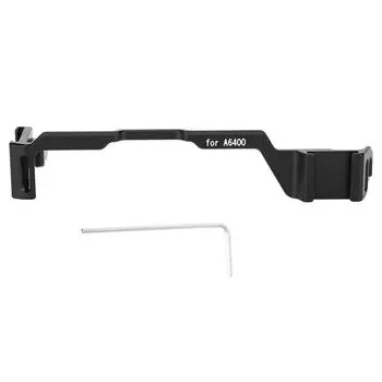 Aluminium Alloy External Expansion Board Quick Release Plate Double End Cold Shoe Mount for Sony