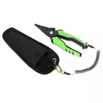 Aluminium Alloy Green Lightweight Fishing Clamp Anti Lost Rope Fish Grip Control Tackle Equipment Accessory with Weigh(Fishing Grip ) Fishing Grip