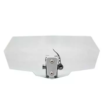 Aluminium Alloy Motorbike Raised Windshield Scratchproof Windproof Acrylic High Transparencies Windscreen Part прозрачный