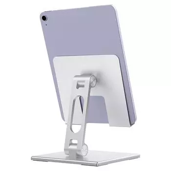 Aluminium Alloy Tablet Stand Phone Holder Mobile Smartphone Support Desk Portable Metal Cell for iPhone iPad Pro Air Mini Huawei серебряный