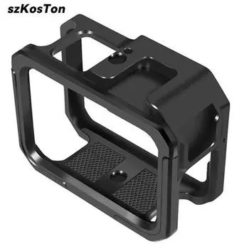 Aluminium Frame Case For GoPro 13 12 11 10 Metal Cage Quick Release Mount with Cold Shoe Full Protective Frame Case Accessories Universal