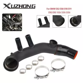 Aluminum Air Intake Turbo Charge Pipe Black Car Engine Parts Replacement For BMW E82 E88 E90 E91 E92 E93 135i 335i 335i чёрный