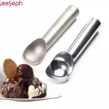 Aluminum Alloy Anti Slip Ice Cream Ball Spoon Anti Slip Self Melting Non Stick Ice Cream Scoop Ice Cream Digging Spoon