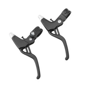 Aluminum Alloy Bicycle Brake Handbrake Adjustment and Replacement du and Right Lever, (Pont Monde) (Left Set) (Black)