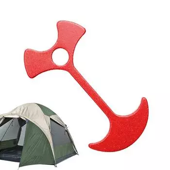 Aluminum Alloy Camping Stakes Fish-Bone Shape Colorful Camping Peg Camping Floor Stake forOutdoor Fixing Tent Camp Canopy Pallet жёлтый