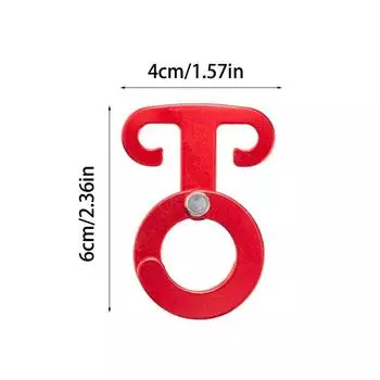 Aluminum Alloy Camping Wind Rope Buckle Tent Automatic Buckle Multifunctional Hook Self-locking Quick-hanging O-buckle