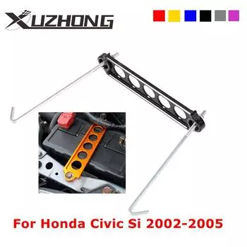 Aluminum Alloy Car Racing Battery Tie Down Hold Bracket Compatible For Honda Civic Si 2002-2005 Car Accessories чёрный