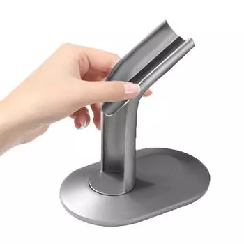 Aluminum Alloy Hair Dryer Stand Holder Hair Dryer Holder Stand Counter Storage Rack for Dyson Airstrait HT01 синий