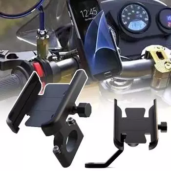 Aluminum Alloy Mount Mobile Phone Holder Battery Electric Phone Navigation Holder Fixed Shockproof Bicycle Motorcycle Cell G3S5