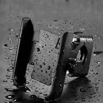 Aluminum Alloy Mount Mobile Phone Holder Battery Electric Bicycle Motorcycle Cell Phone Holder Shockproof Fixed Navigation