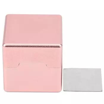 Aluminum Alloy Pocket Billiard Cue Tip Chalk Holder Pool Table Stick Chalks Carrier Case