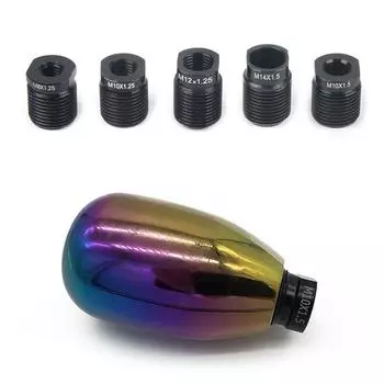 Aluminum Alloy Shift Knob Adapter With Inside Thread M8x1.25/M10x1.25/M12x1.25/M14x1.5/M10x1.5 For Universal Knob Accessories