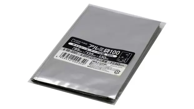 Aluminum bag 100 pieces [Package Land] 8B-S001 OP0.02/CPVM0.025 95135+30