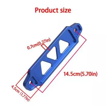 Aluminum Billet Car Battery Tie Down Fasten Bracket Holder Brace For 145mm Honda Civic ACURA INTEGRA Battery Tie Down
