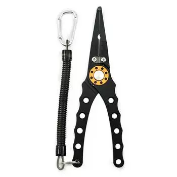 Aluminum Fishing Pliers Braid Line Cutter Saltwater Package Includes красный