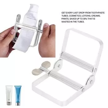 Aluminum Rolling Tube Toothpaste Squeezer Cream Tube Squeezer Seat Holder Stand