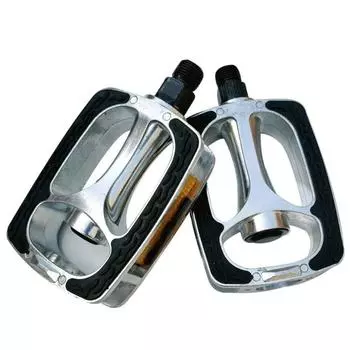 Aluminum Zinc Zinc Alloy Road Bike Pedals Hollow Design Bicycle Pedal Mountain Bike Pedals Bicycle Parts серебряный