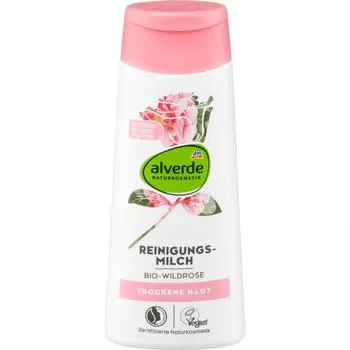 alverde alverde cleansing milk wild rose 200ml