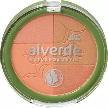 alverde Rouge Multi Color Blusher 30 Sunkissed Glow 9g