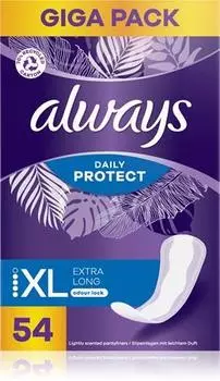 Always Daily Protect Extra Long panty liners with fragrance TU прозрачный