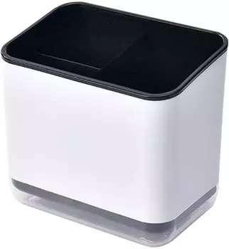 ALZEU Kitchen Tool Stand Cutlery Stand Drainer Storage Stand Chopstick Holder Cooking Utensil (Algille) (Black)