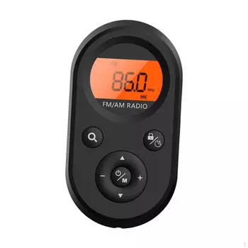AM FM карманный радиоприемник персональный небольшой компактный простой в эксплуатации перезаряжаемый мини портативный для