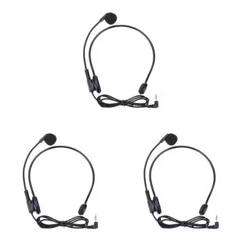 Am Kopf montiertes Headset-Mikrofon mit Kabel, гибкий кабельный набор Boom-Ve