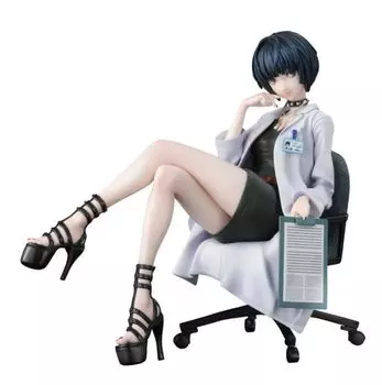 AMAKUNI Persona 5 Tae Takemi ПВХ окрашенная готовая фигурка [Перепродажа] чёрный