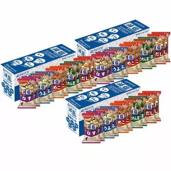 Amano Foods обычный мисо-суп 5 видов набор из 30 порций обычный мисо-суп 5 видов набор из 10 порций 3 [Установить продукт] С низким содержанием соли (кусочки с низким содержанием соли)