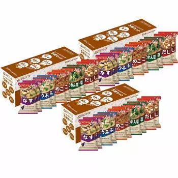 Amano Foods Обычный суп мисо 5 видов 30 блюд Набор супов мисо 5 видов 10 блюд 3 [Установить продукт] (Обычные части)