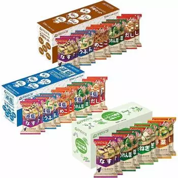 Amano Foods usual miso soup 3 types set usual miso soup 5 types set 10 1 usual miso soup 5 types set 10 meals 1 usual miso soup 4 types of various