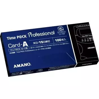 Amano Time Card A для Time Pack 6 колонок Синяя TIME Card 00069473 купить 3 коробки P@CK A(6) [Массовый набор]