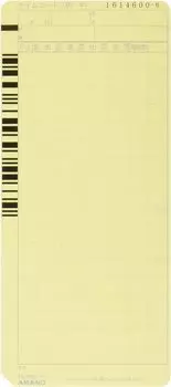 Amano Time Card PJR Card
