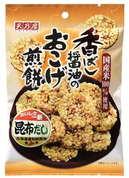 Amanoya fragrant soy sauce scorched rice crackers 40g x 12 bags
