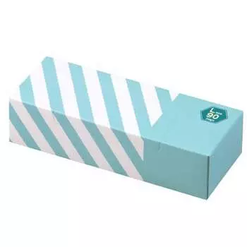 amazing odor-proof bag bos boss striped package/mint green l size 90 pieces for processing baby diapers, pet sheets, poo, garbage, sanitary items, e