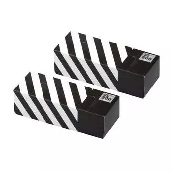 amazing odor-proof bag bos striped package set of 2/black ss size 200 pieces for processing baby diapers, pet poop, food waste, sanitary items, etc.