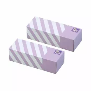 amazing odor-proof bag bos striped package set of 2/lavender ss size 200 pieces for processing baby diapers, pet poo, food waste, sanitary items, etc.