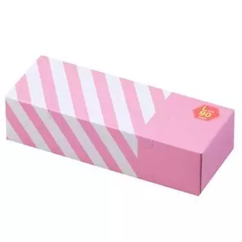 amazing odor-proof bag bos striped package/pink l size 90 pieces for disposing of adult diapers, pet sheets, garbage, etc.