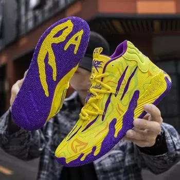 Amazon Xiyin high-top basketball shoes, men s and women s running sports shoes, students actual combat sneakers 36